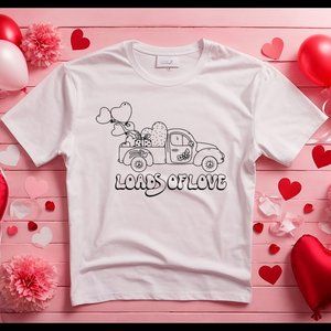 Valentine Coloring TEE Shirt - Kids - Loads of Love